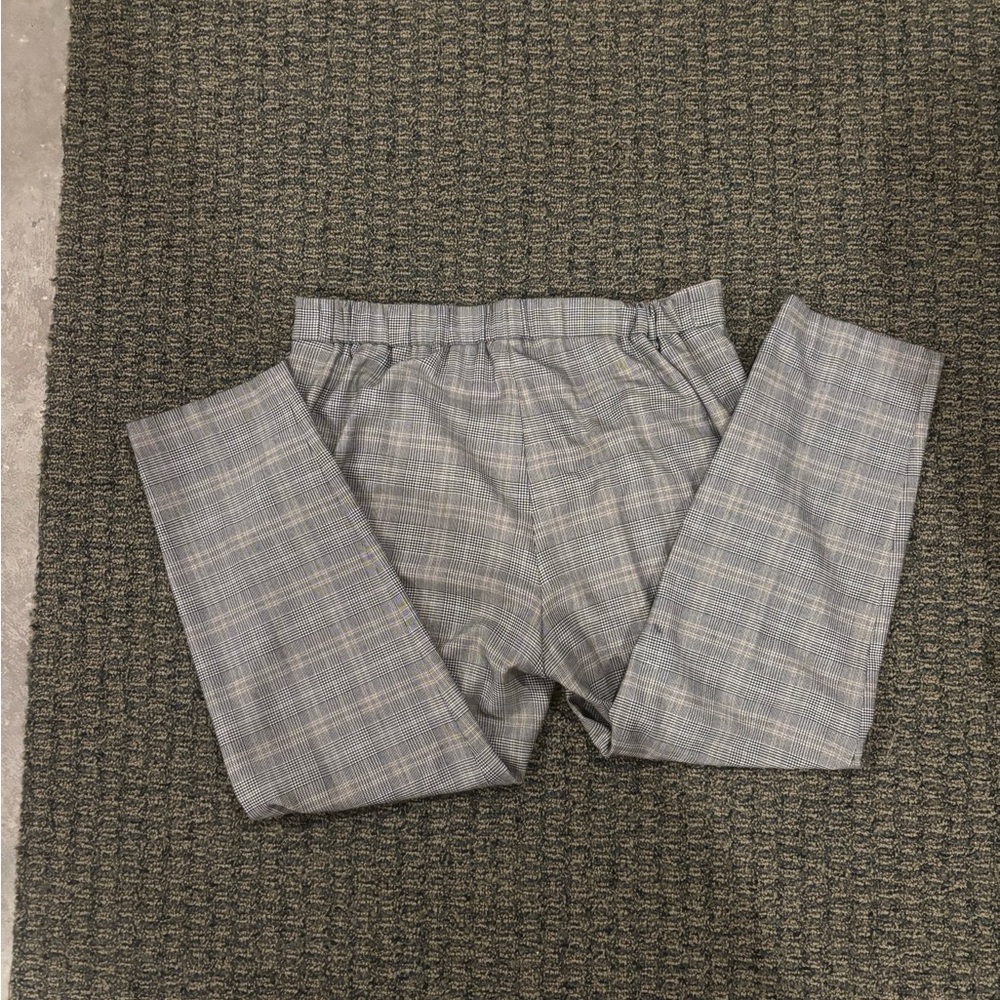 Program Pant in Plaid Gray